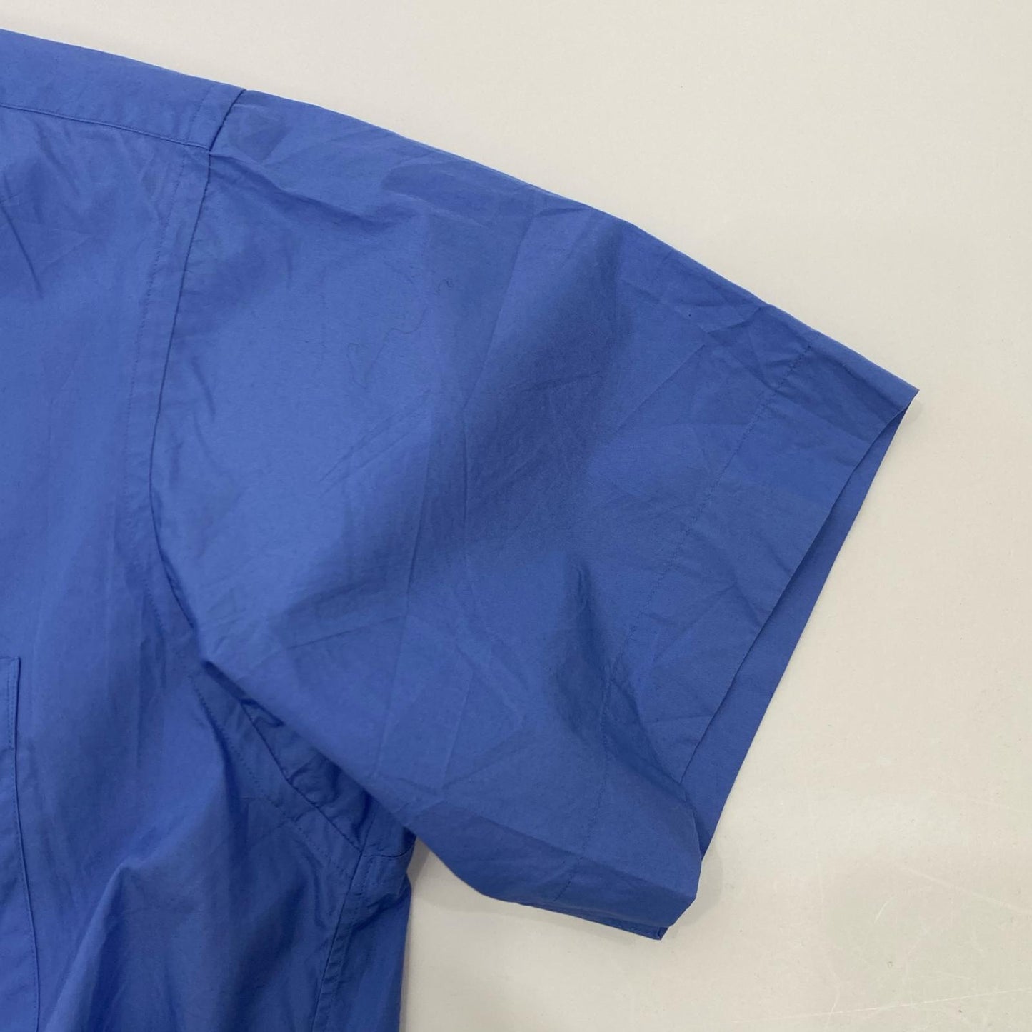 Graphpaper | Graphpaper Broad Oversized S/S Regular Collar Shirt Short-sleeved shirt GM211-50625B 2021S/S Light Blue