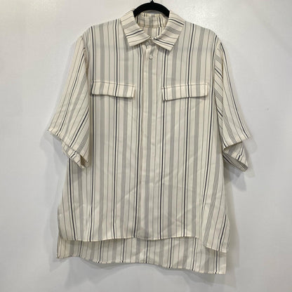 【中古】SISE | シセ STRIPE SHIRTS 半袖シャツ IS-SH-08 2021S/S ｻｲｽﾞ:0