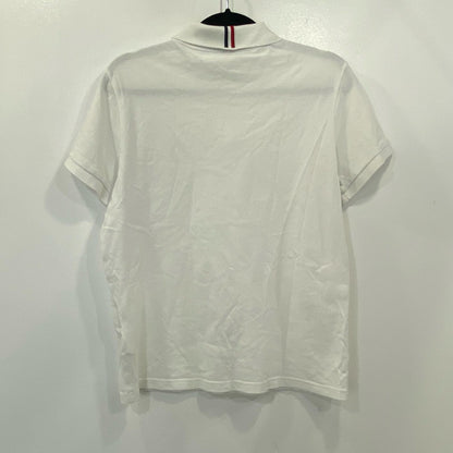 【中古】MONCLER | モンクレール MAGLIA POLO MANICA CORTA ポロシャツ G20918A00014 2021S/S 国内正規品 ホワイト サイズ：S