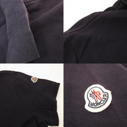 【中古】MONCLER | モンクレール MAGLIA POLO MANICA CORTA ポロシャツ E10918305150 国内正規品 ネイビー サイズ：M