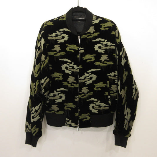 【中古】Emporio Armani | エンポリオ・アルマーニ Velvet Bomber Jacket ミリタリーコート 11R410 11199 サイズ：46