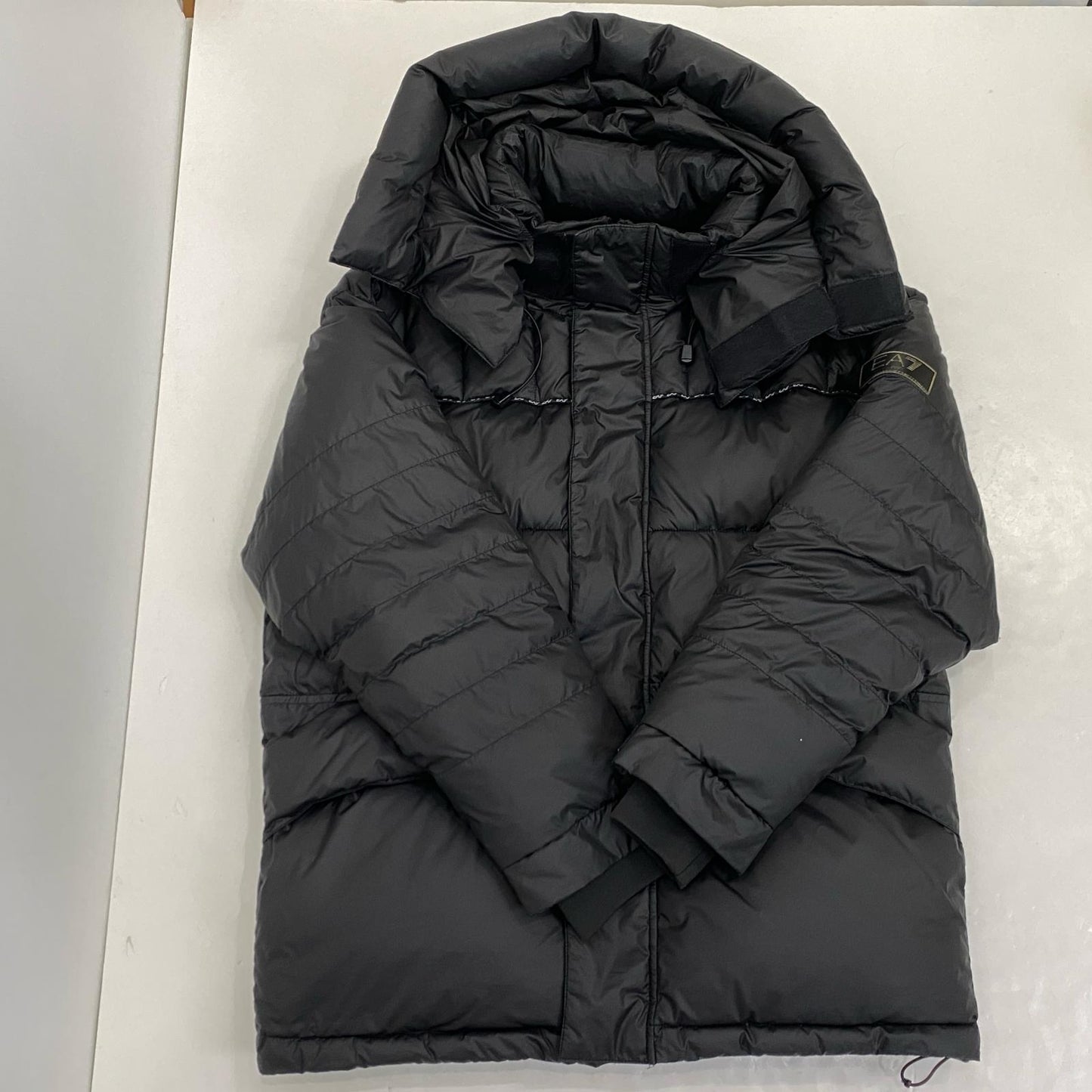 【中古】EA7(EMPORIO ARMANI) | イーエーセブンエンポリオアルマーニ 中綿ジャケット 6HPB17 PNN3Z 2020A/W ｻｲｽﾞ:XS ブラック サイズ：XS