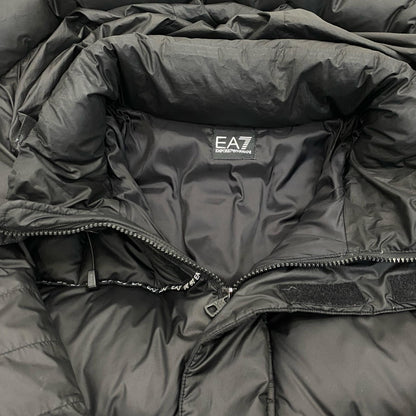 【中古】EA7(EMPORIO ARMANI) | イーエーセブンエンポリオアルマーニ 中綿ジャケット 6HPB17 PNN3Z 2020A/W ｻｲｽﾞ:XS ブラック サイズ：XS