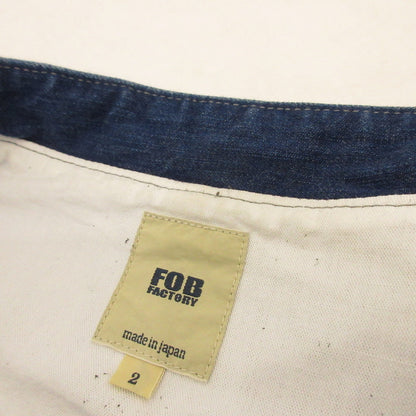 【中古】FOB FACTORY | エフオービーファクトリー 9oz DENIM KUNG-FU JKT デニム F2435 ブルー サイズ：M