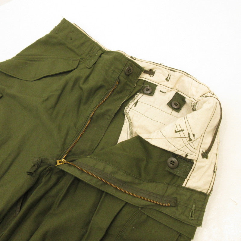 【中古】MILITARY衣料 | ミリタリーイリョウ M-65 カーゴパンツ 8415-00-782-2953 年式:70s　WINFIELD社製 U.S.ARMY オリーブ サイズ：31