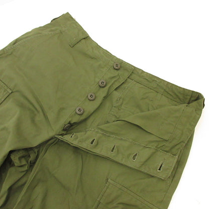 【中古】MILITARY衣料 | ミリタリーイリョウ ジャングルファティーグパンツ 3rd カーゴパンツ 8405-082-5560 U.S.ARMY/ ポプリンノンリップ　年式:60s オリーブ サイズ：31