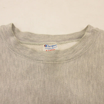 【中古】Champion | チャンピオン REVERSE WEAVE UCONN スウェット 年式:80~90s トリコタグ グレー サイズ：XL