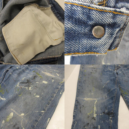 【中古】Levi's | リーバイス 505 66前期 デニムパンツ ﾎﾞﾀﾝ裏8　年式:70s ブルー