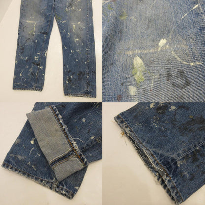 【中古】Levi's | リーバイス 505 66前期 デニムパンツ ﾎﾞﾀﾝ裏8　年式:70s ブルー