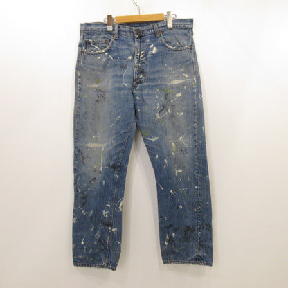 【中古】Levi's | リーバイス 505 66前期 デニムパンツ ﾎﾞﾀﾝ裏8　年式:70s ブルー