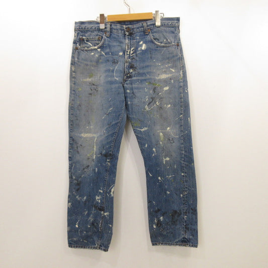 【中古】Levi's | リーバイス 505 66前期 デニムパンツ ﾎﾞﾀﾝ裏8　年式:70s ブルー
