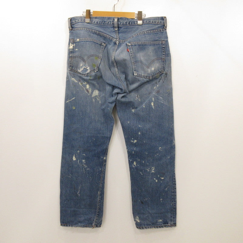 【中古】Levi's | リーバイス 505 66前期 デニムパンツ ﾎﾞﾀﾝ裏8　年式:70s ブルー