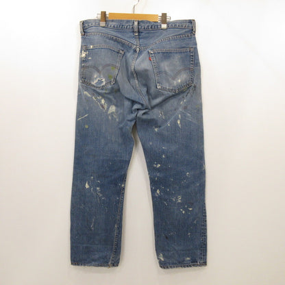 【中古】Levi's | リーバイス 505 66前期 デニムパンツ ﾎﾞﾀﾝ裏8　年式:70s ブルー