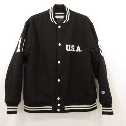 【中古】Champion | チャンピオン スタジャン C3-W606 ブラック サイズ：M
