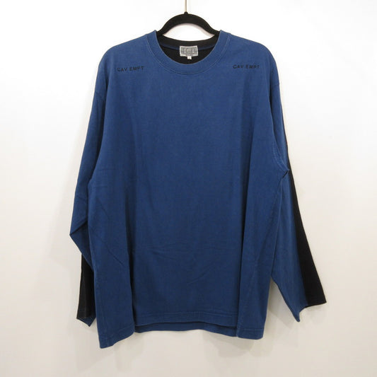 【中古】C.E | シーイー OVERDYE FORWARD LINE LONG SLEEVE T 長袖Ｔシャツ CES21LT03 ブルー サイズ：L