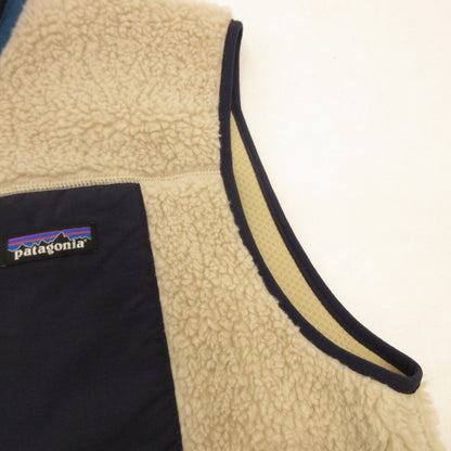 【中古】patagonia | パタゴニア メンズ・クラシック・レトロX・ベスト ベスト 23048 アイボリー サイズ：L