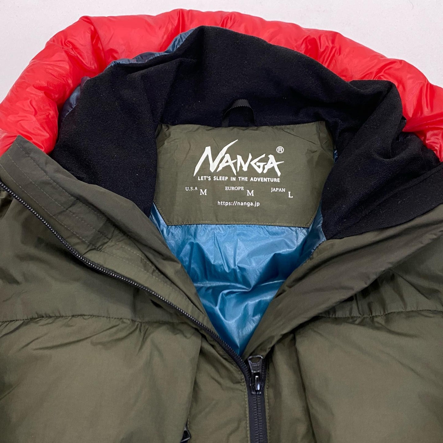 【中古】NANGA | ナンガ NORTHERN LIGHTS DOWN JACKET ダウンジャケット 2023A/W カーキ サイズ：L