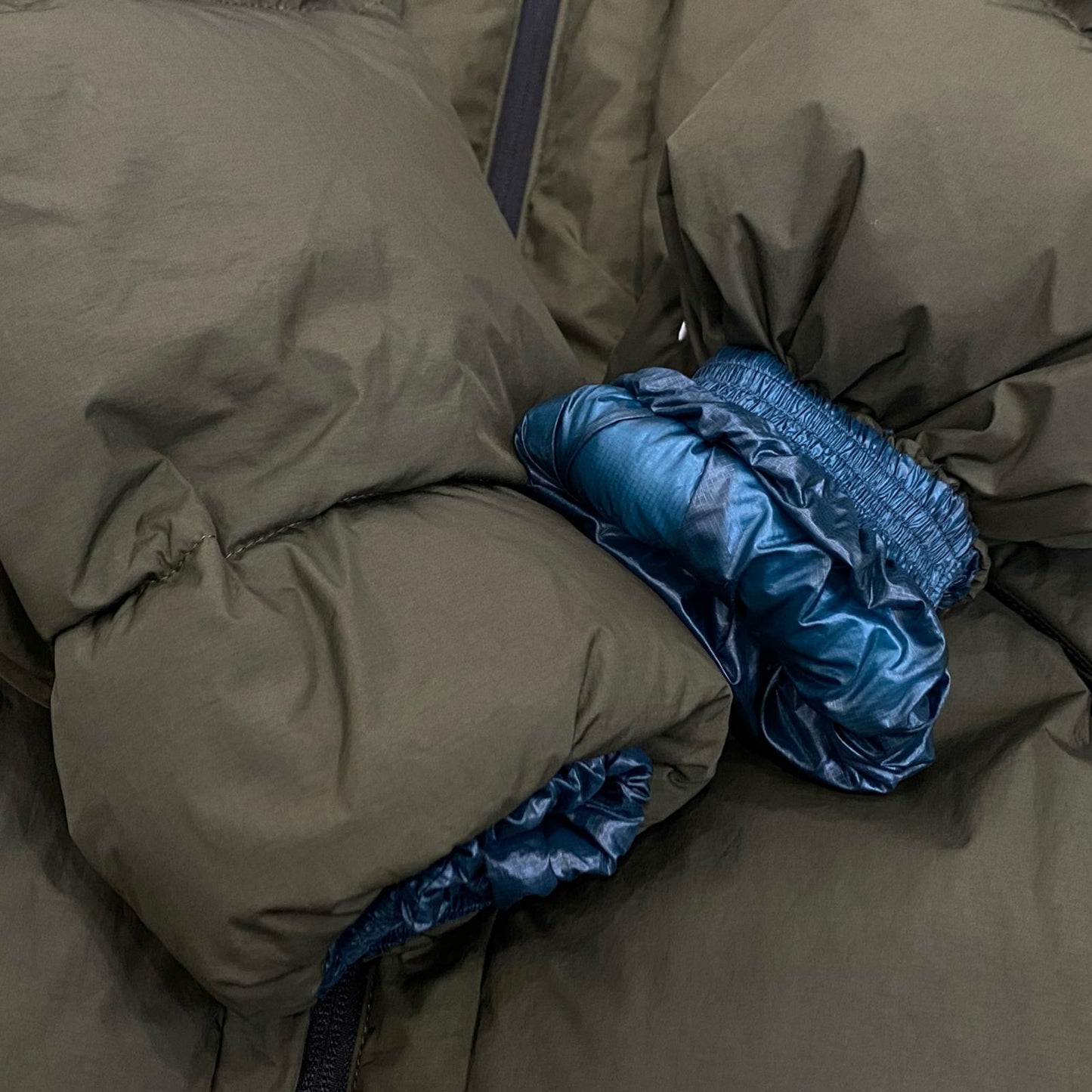 【中古】NANGA | ナンガ NORTHERN LIGHTS DOWN JACKET ダウンジャケット 2023A/W カーキ サイズ：L