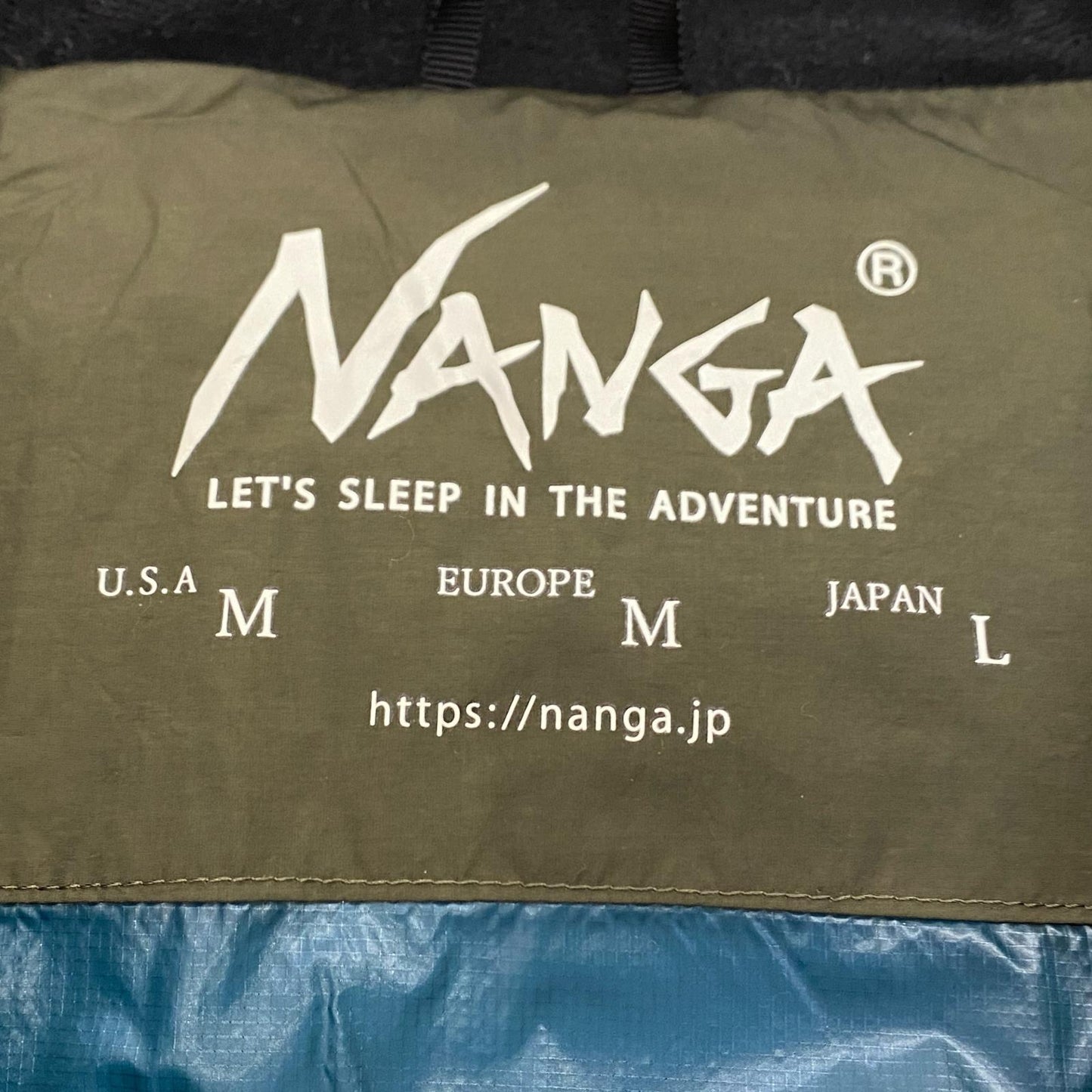 【中古】NANGA | ナンガ NORTHERN LIGHTS DOWN JACKET ダウンジャケット 2023A/W カーキ サイズ：L