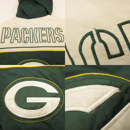 【中古】 Green Bay Packers 中綿ジャケット 年式:90s グリーン サイズ：XL