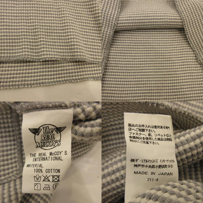 【中古】JOE McCOY | ジョーマッコイ WAFFLE STRIPE THERMAL SHIRT L/S 長袖Ｔシャツ MC21116 グレー サイズ：L