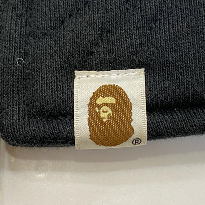 【中古】A BATHING APE | アベイシングエイプ その他アウター キルティングジャケット ブラック サイズ：M