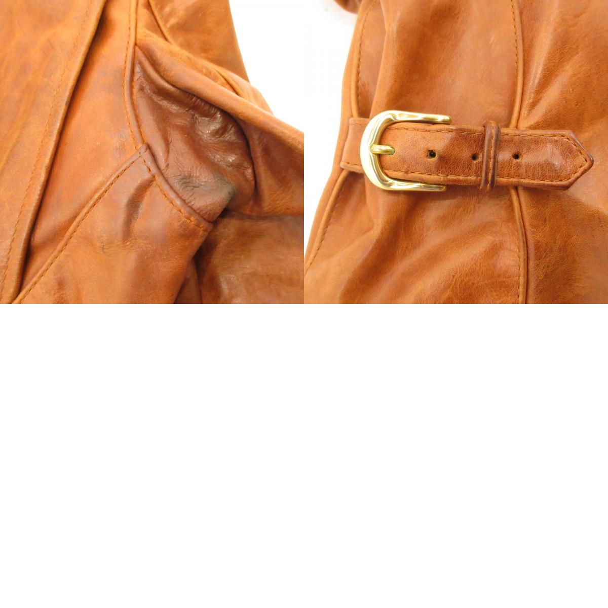 【中古】VANSON | バンソン レザー ブラウン サイズ：36