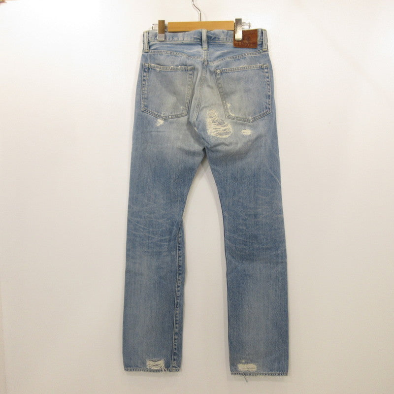 【中古】HYSTERIC GLAMOUR | ヒステリックグラマー デニムパンツ 0253AP02 SP加工 ライトブルー サイズ：30
