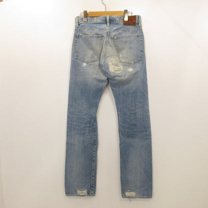 【中古】HYSTERIC GLAMOUR | ヒステリックグラマー デニムパンツ 0253AP02 SP加工 ライトブルー サイズ：30