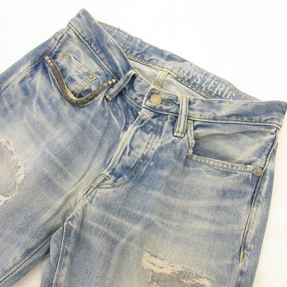 【中古】HYSTERIC GLAMOUR | ヒステリックグラマー デニムパンツ 0253AP02 SP加工 ライトブルー サイズ：30