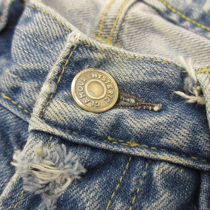 【中古】HYSTERIC GLAMOUR | ヒステリックグラマー デニムパンツ 0253AP02 SP加工 ライトブルー サイズ：30