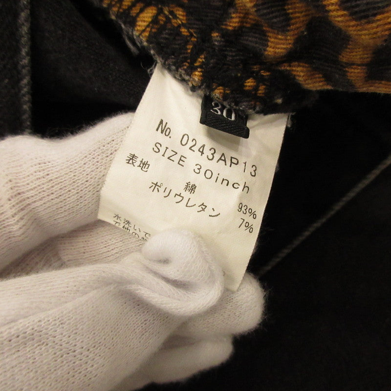 【中古】HYSTERIC GLAMOUR | ヒステリックグラマー デニムパンツ 0243AP13 ブラック サイズ：30