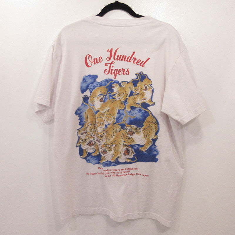 SUN SURF | サンサーフ PRINT T-SHIRTS ONE HUNDRED TIGERS 半袖Ｔシャツ SS79162 ホワイト サイズ：XL【姫路東店】