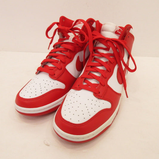 【中古】NIKE | ナイキ DUNK HIGH ST JOHN'S スニーカー DD1399-106 レッド 28cm