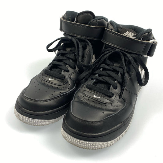【中古】NIKE | ナイキ AIR FORCE 1 MID '07 スニーカー DV0806-001 2022A/W 27.0cm ブラック 27cm