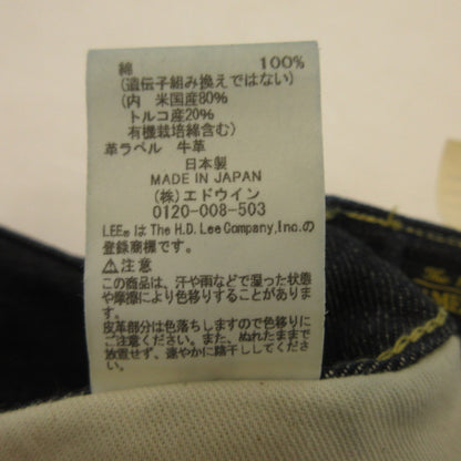 【中古】Lee | リー AMERICAN RIDERS 102 デニムパンツ LM8102 ブルー サイズ：34