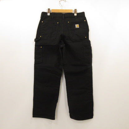 【中古】Carhartt | カーハート DOUBLE-FRONT WORK DUNGAREE パンツ B01-M ブラック サイズ：34