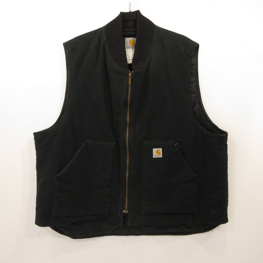 【中古】Carhartt | カーハート DUCK VEST 中綿ベスト V01 BLK サイズ：XXL