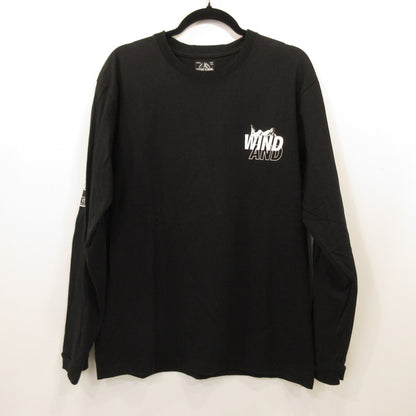【中古】WIND AND SEA | ウィンダンシーウインダンシー 長袖Ｔシャツ WDS-HYS-2-03 ブラック サイズ：L
