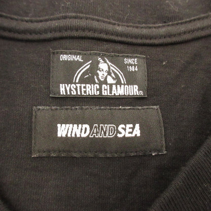 【中古】WIND AND SEA | ウィンダンシーウインダンシー 長袖Ｔシャツ WDS-HYS-2-03 ブラック サイズ：L