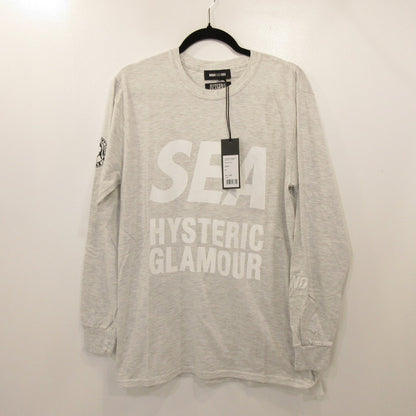 【中古】WIND AND SEA | ウィンダンシーウインダンシー WDS L/S T-SHIRT 長袖Ｔシャツ WDS-HYS-04 グレー サイズ：M