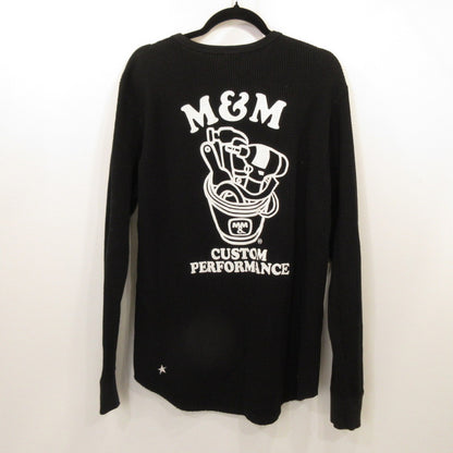 【中古】M&M CUSTOM PERFORMANCE | エムアンドエムカスタムパフォーマンス 長袖Ｔシャツ ブラック サイズ：XL