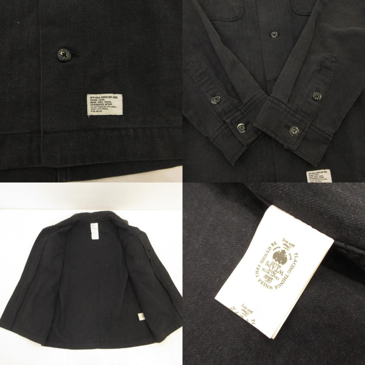 【中古】WTAPS | ダブルタップス BUDS L/S その他アウター TSDT-SH-M02 ブラック