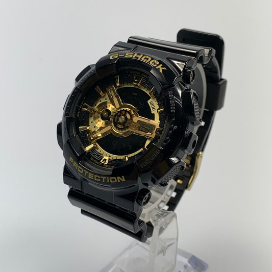 【中古】G-SHOCK | ジーショック 腕時計 GA-110GB-1AJF アナデジクォーツ ブラック