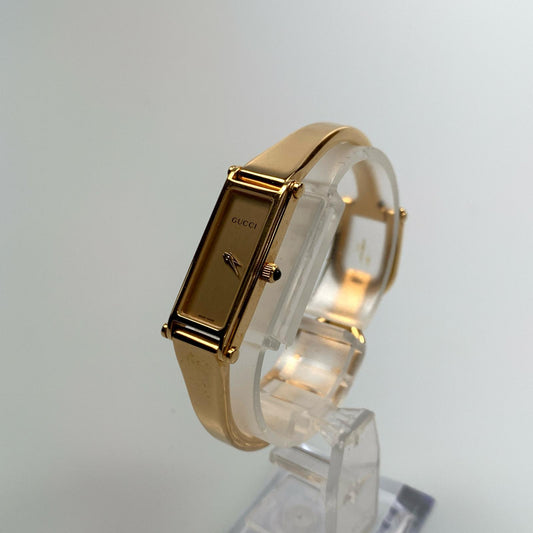 【中古】GUCCI | グッチ 腕時計 1500L アナログクォーツ ゴールド