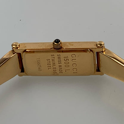 【中古】GUCCI | グッチ 腕時計 1500L アナログクォーツ ゴールド