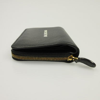 【中古】BALENCIAGA | バレンシアガ CASH 長財布 650871 ブラック