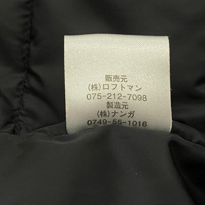 【中古】NANGA | ナンガ Inner Down Jacket takibi ダウンジャケット ブラック サイズ：M