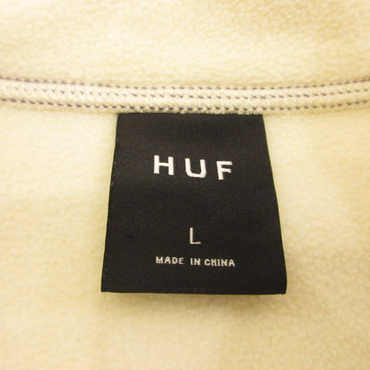 【中古】HUF | ハフ ELYSIAN QUARTER ZIP FLEECE その他トップス FL00206 アイボリー サイズ：L