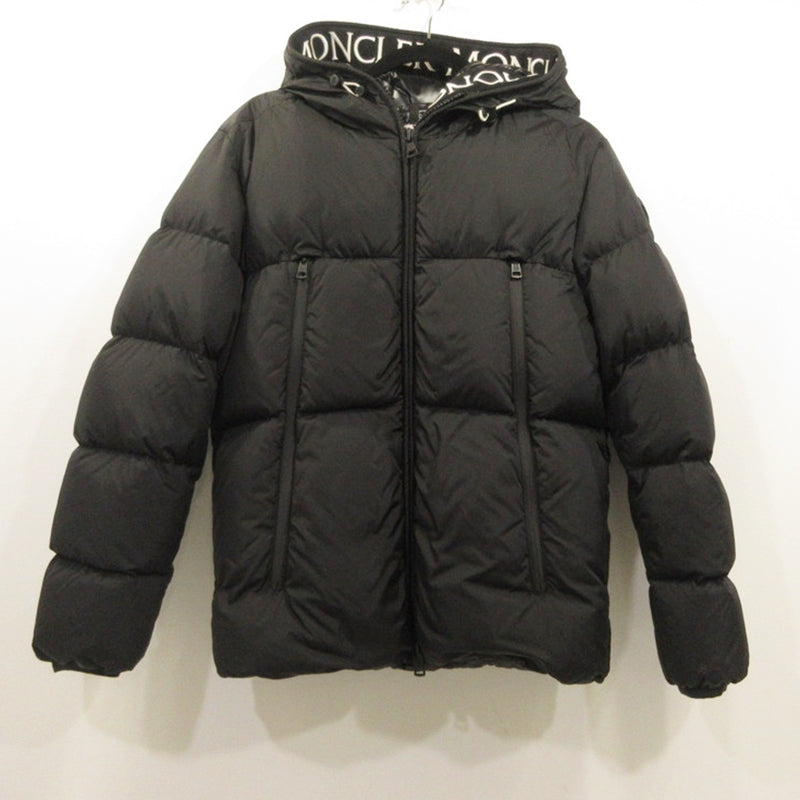 【中古】MONCLER | モンクレール MONTCLA ダウンジャケット 1A00144 国内正規品 ブラック サイズ：1